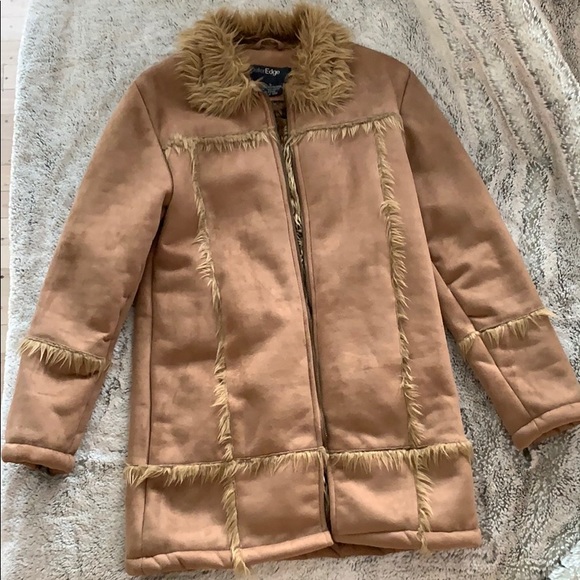 Faux Suede Coat - Picture 2 of 5